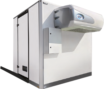 Arktik Kühlaggregat montiert auf Container