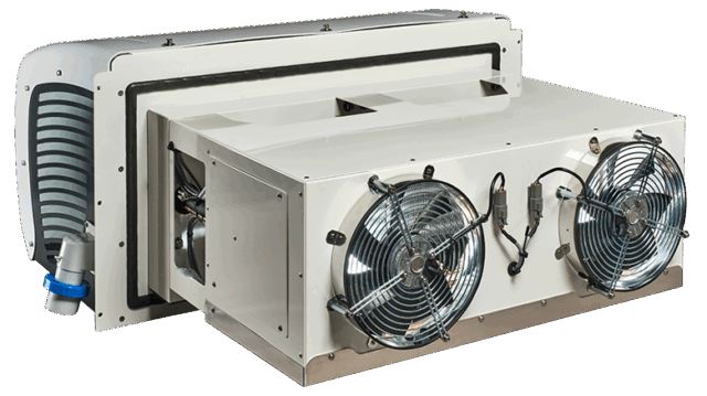 Abbildung des Kühlaggregats Arktik 3000P von hinten