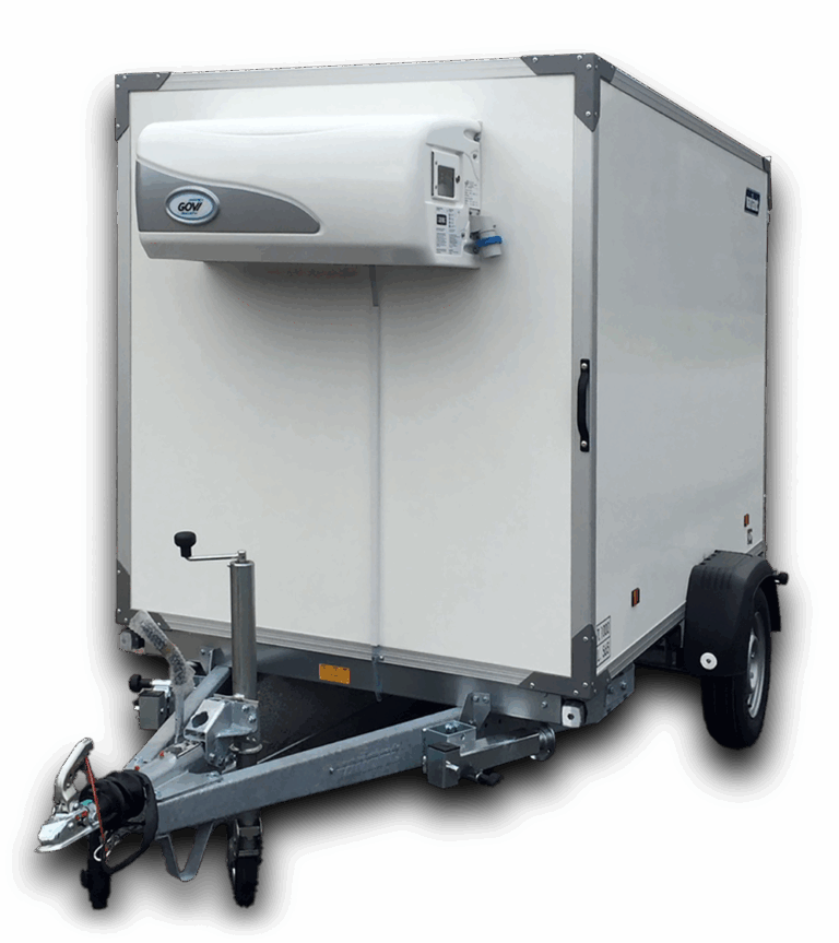 Govi Arktik Anhängerkühlung montiert auf einem isolierten Anhänger
