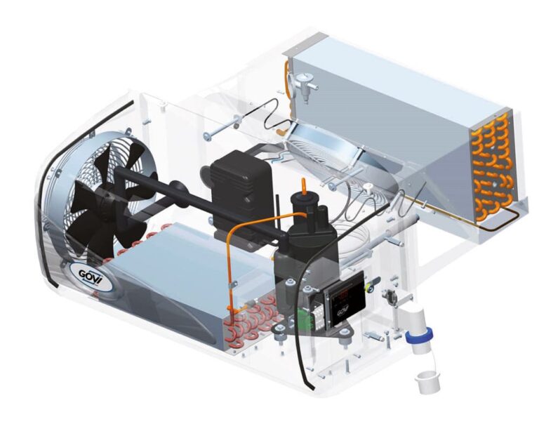 Technische Grafik des Kühlaggregat Arktik 2000P