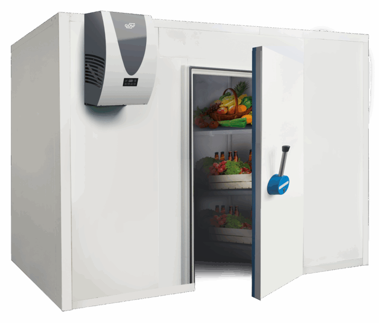 Gastronomie Kühlzelle mit Polarik Wandmonoblock