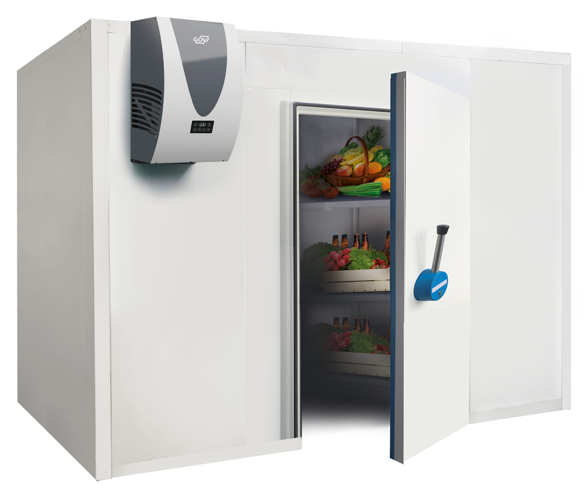 Gastronomie Kühlzelle mit Polarik Wandmonoblock