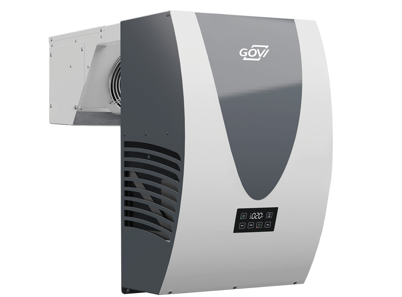 The Polarik wall mount monoblock viewed from the side - engineered for cold room refrigeration